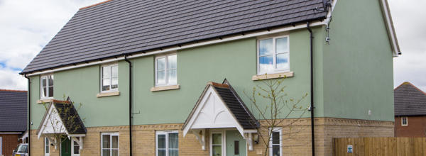 Two semi-detached houses.